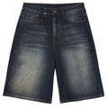 Flâneur Denim Korte Broek Donker Blauw
