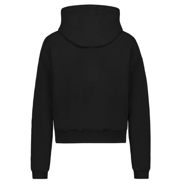 Flâneur Embossed Zip-Up Vest Zwart