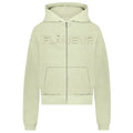 Flâneur Embossed Zip-Up Vest Licht Groen