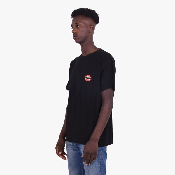 flaneur homme lips t-shirt zwart
