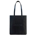 flaneur homme logo press tote bag zwart