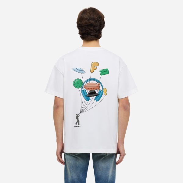 Flâneur Inflatables T-shirt Wit