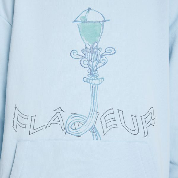 Flâneur Lantern Hoodie Licht Blauw