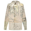 Flâneur Letter Viscose Overshirt Beige