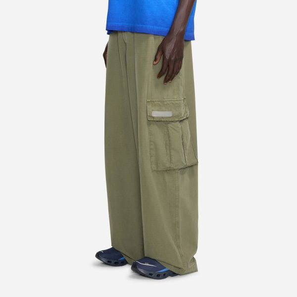 Flâneur Ripstop Cargo Broek Donker Groen