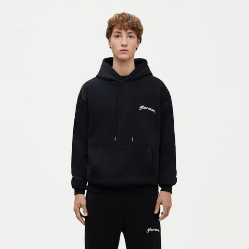 Flâneur Signature Hoodie Zwart