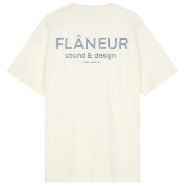 Flâneur Sound & Design Studio Member T-shirt Off White