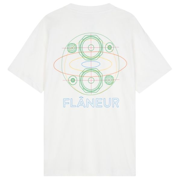Flâneur Speaker T-shirt Wit