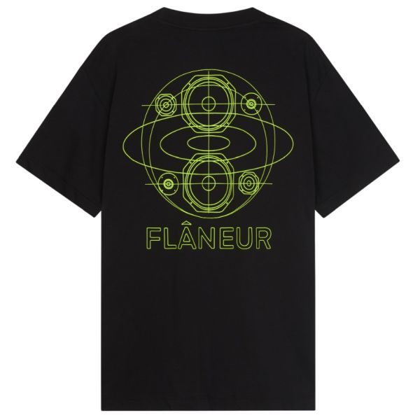 Flâneur Speaker T-shirt Zwart