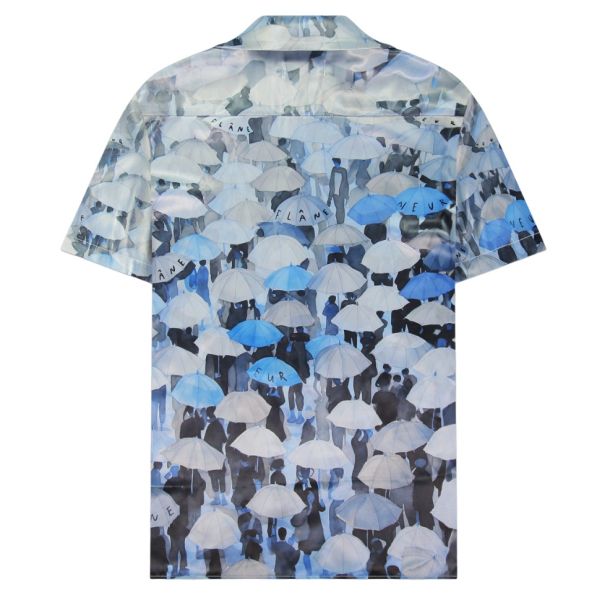 Flâneur Umbrella Overhemd Blauw