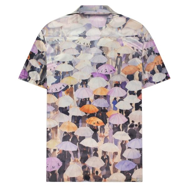 Flâneur Umbrella Overhemd Paars