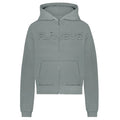 Flâneur Embossed Zip-Up Vest Donker Blauw