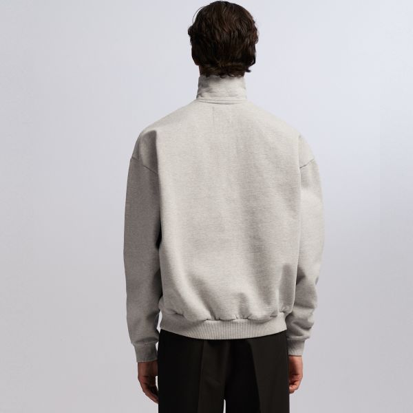 ANGE Projects Half Zip Sweater Grijs