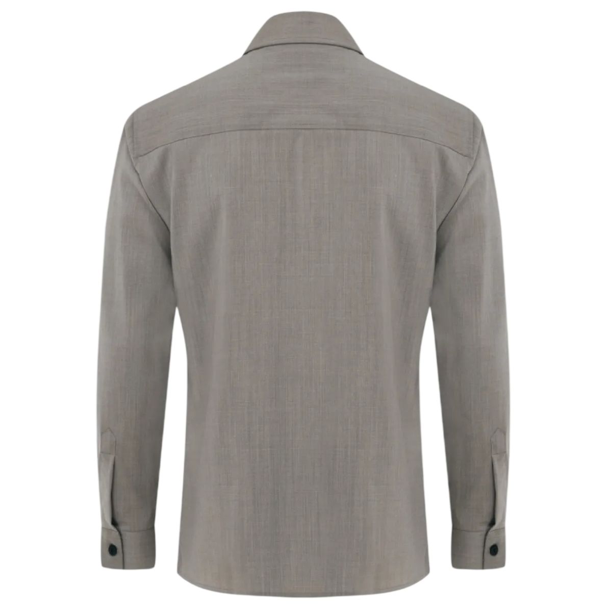 Genti Cos Zip Overshirt Beige