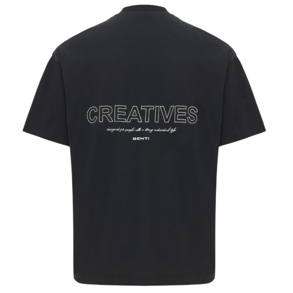 Genti Creatives T-shirt Zwart