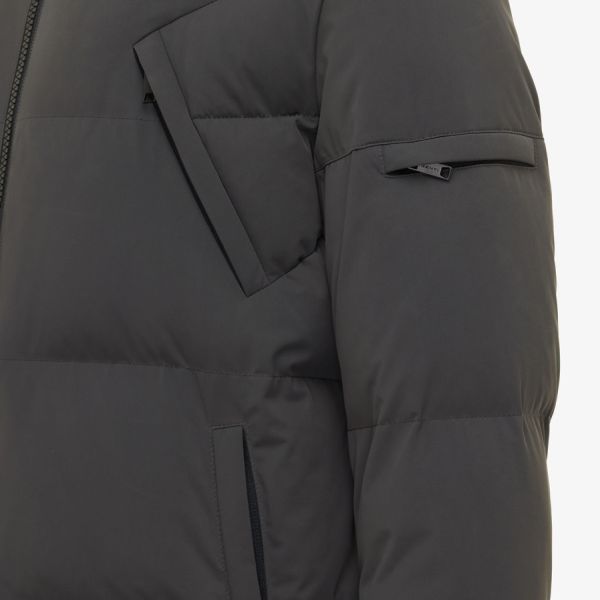 Genti Cross Puffer Antraciet