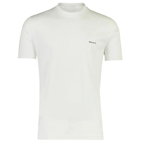 Genti Flower T-shirt Wit
