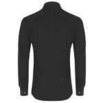 Genti Fresno Skin Fit Overhemd Zwart