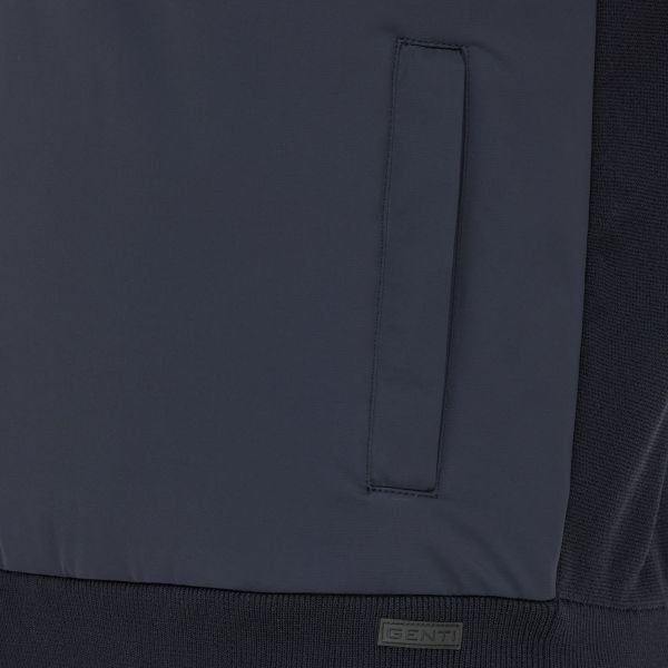 Genti Knitted Hybrid Jack Navy