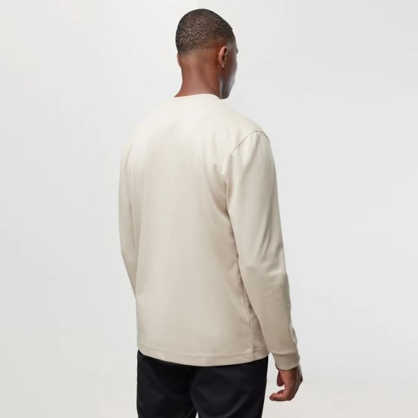 Genti Logo Longsleeve T-shirt Beige