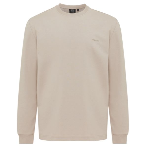 Genti Logo Longsleeve T-shirt Beige