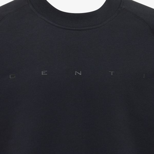 Genti Logo Sweater Zwart