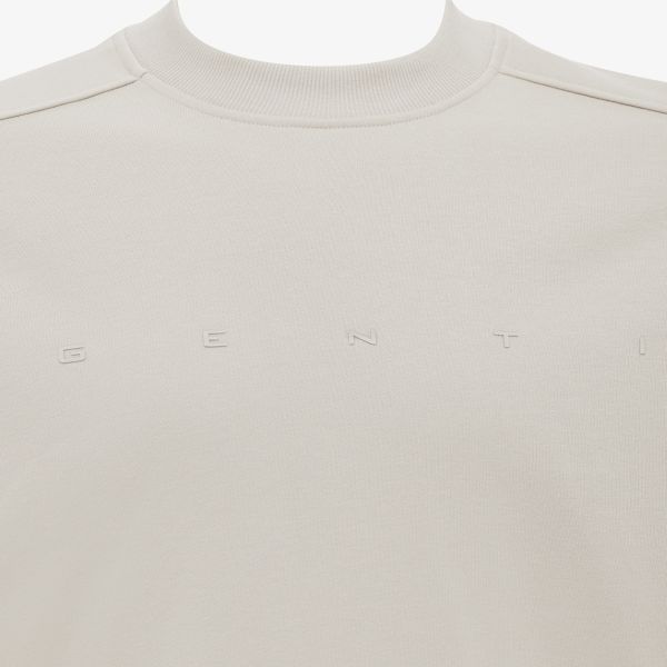 Genti Logo Sweater Beige