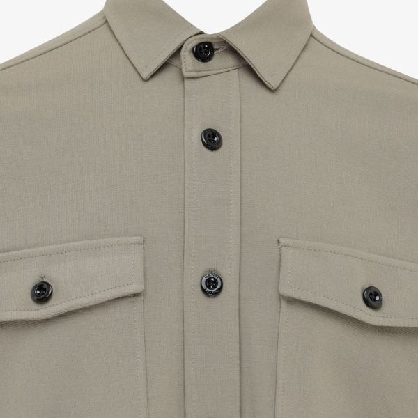Genti Midtown Overshirt Groen