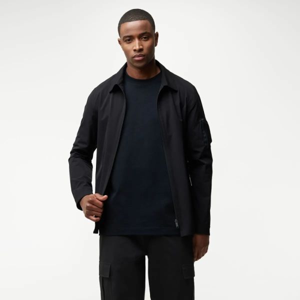 Genti Power Monogram Overshirt Zwart