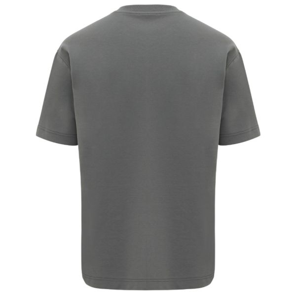 Genti Relaxed Fit T-shirt Antraciet
