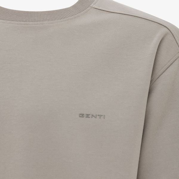 Genti Relaxed Fit T-shirt Bruin