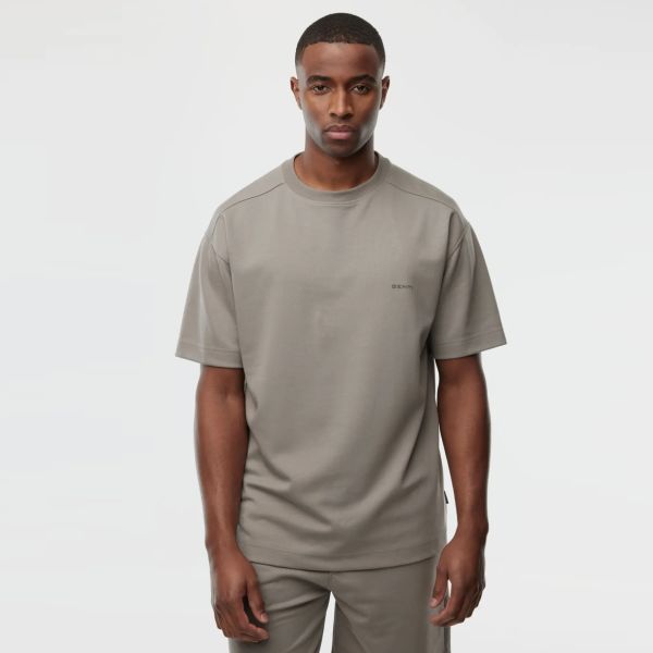 Genti Relaxed Fit T-shirt Bruin