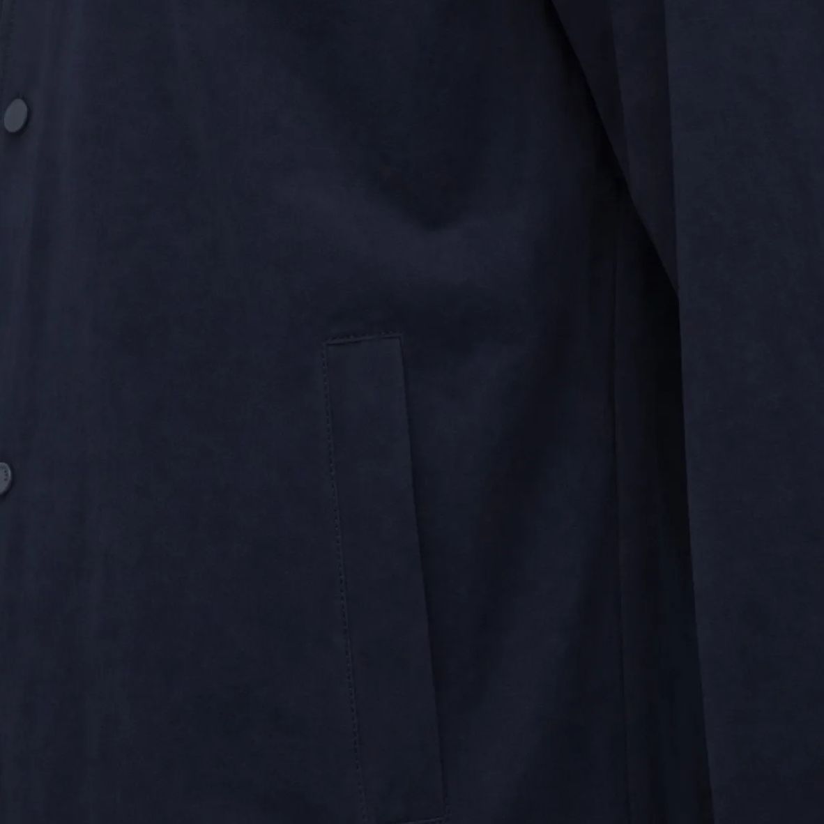 Genti Ryder Relaxed Overshirt Navy