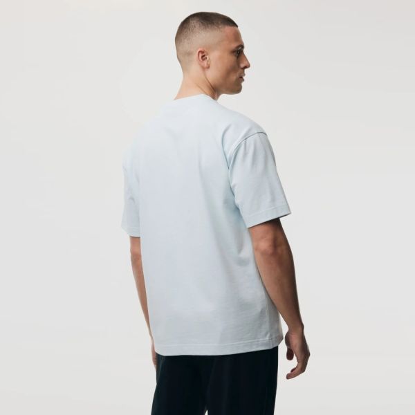 Genti Tropical T-shirt Licht Blauw