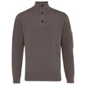 Genti Turtle 3 Buttons Sweater Bruin