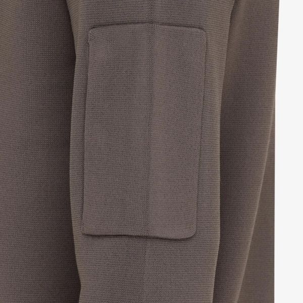 Genti Turtle 3 Buttons Sweater Bruin