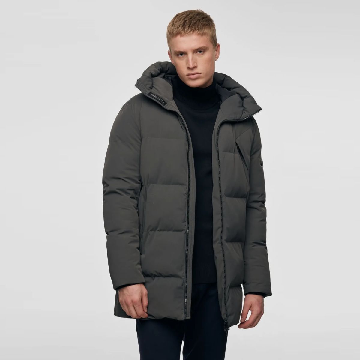 Genti Chris Parka Antraciet