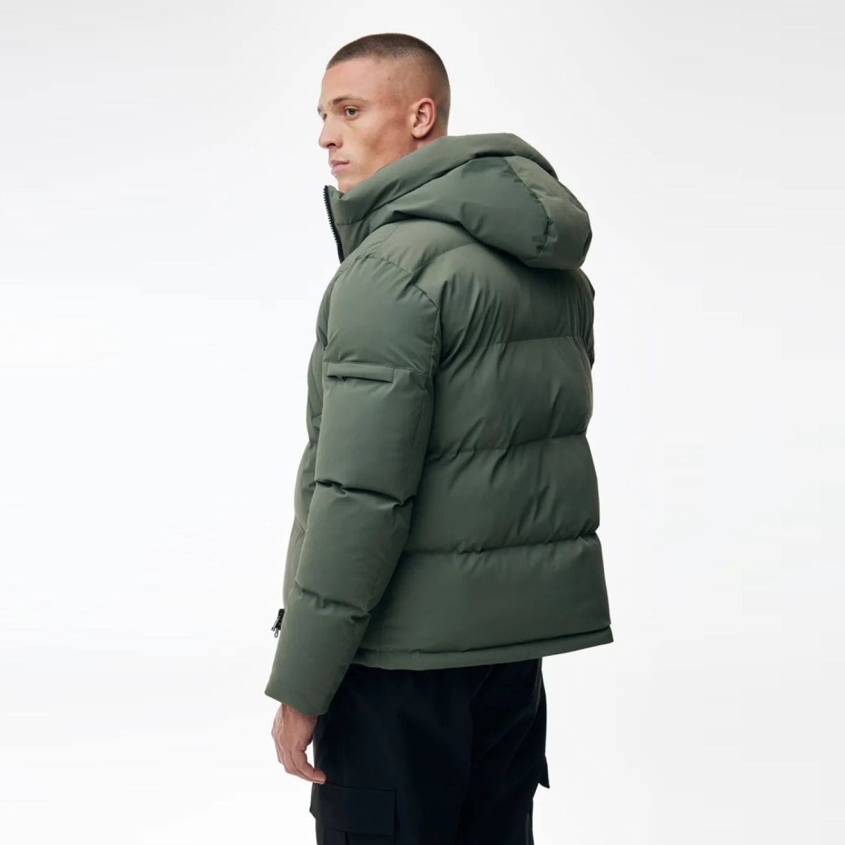Genti Cross Puffer Groen