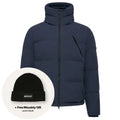 Genti Cross Puffer Navy