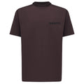 Genti Embroidered Logo T-shirt Bordeaux