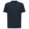 Genti Embroidered Logo T-shirt Navy