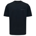 Genti Embroidered Logo T-shirt Zwart
