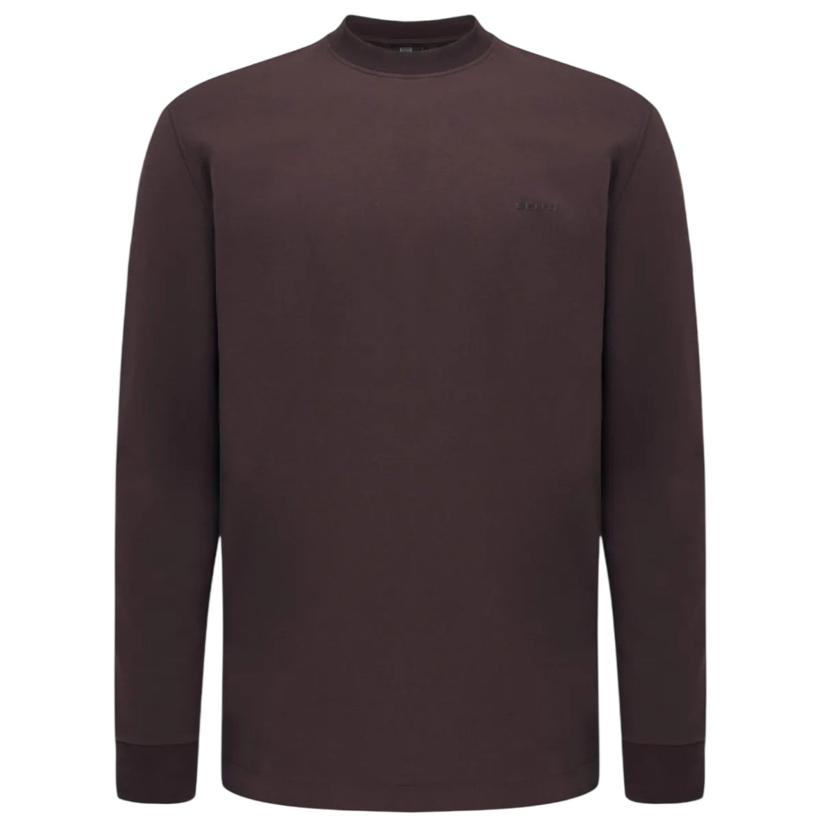 Genti Logo Longsleeve T-shirt Bordeaux