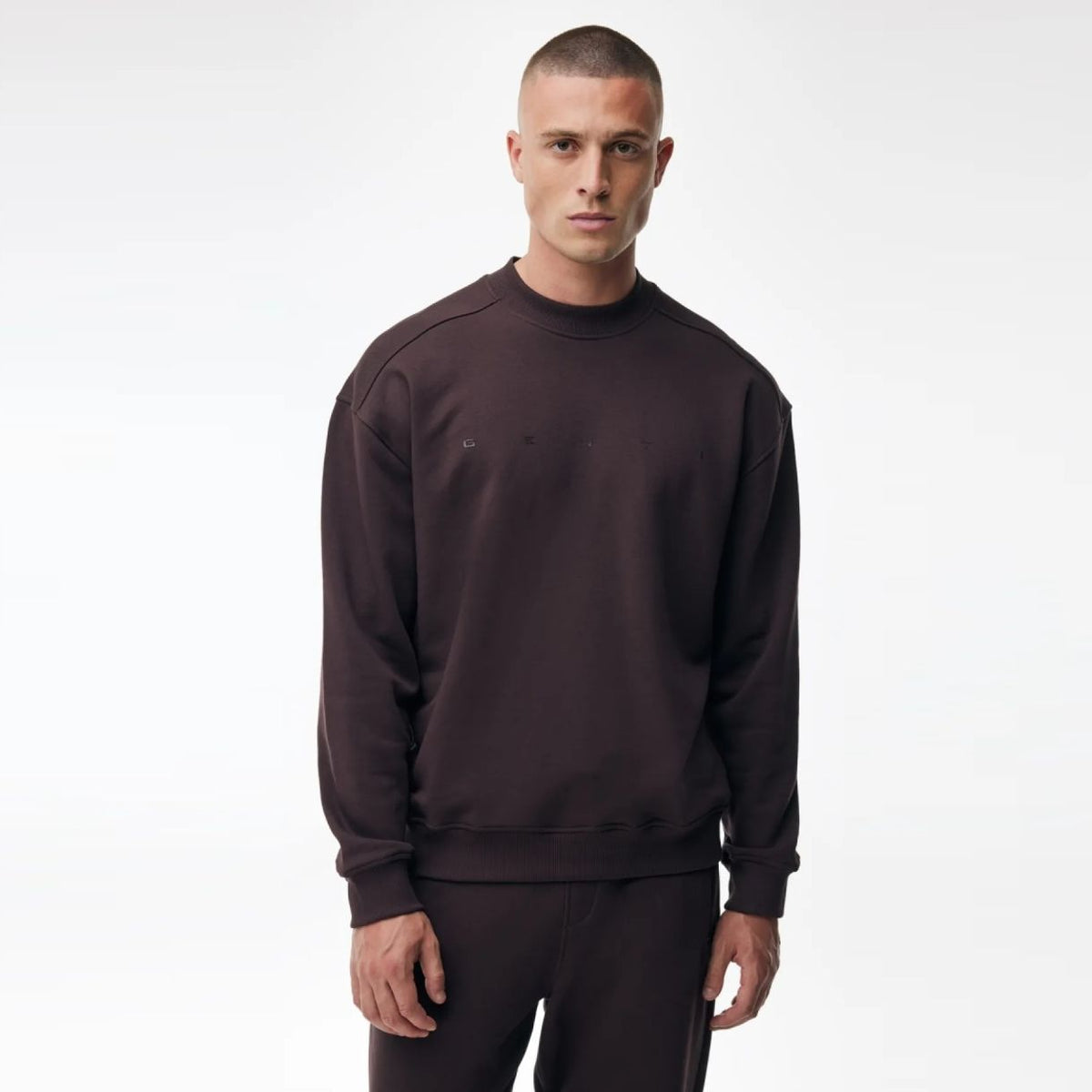 Genti Logo Sweater Bordeaux