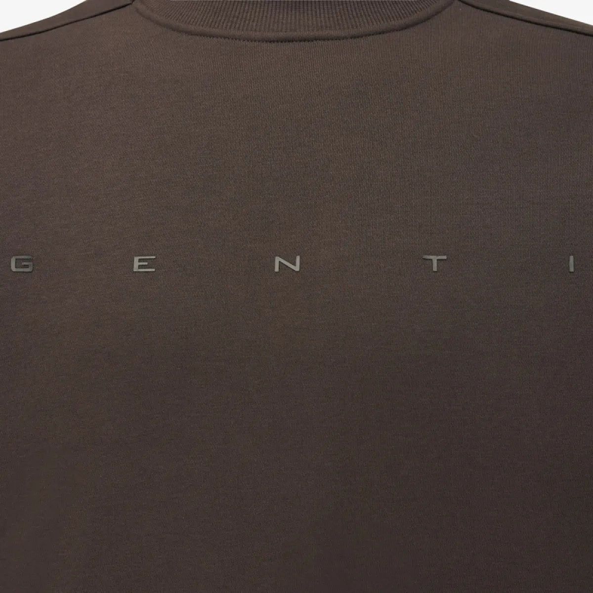 Genti Logo Sweater Bruin