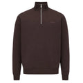Genti Logo Turtle Half Zip Sweater Bordeaux