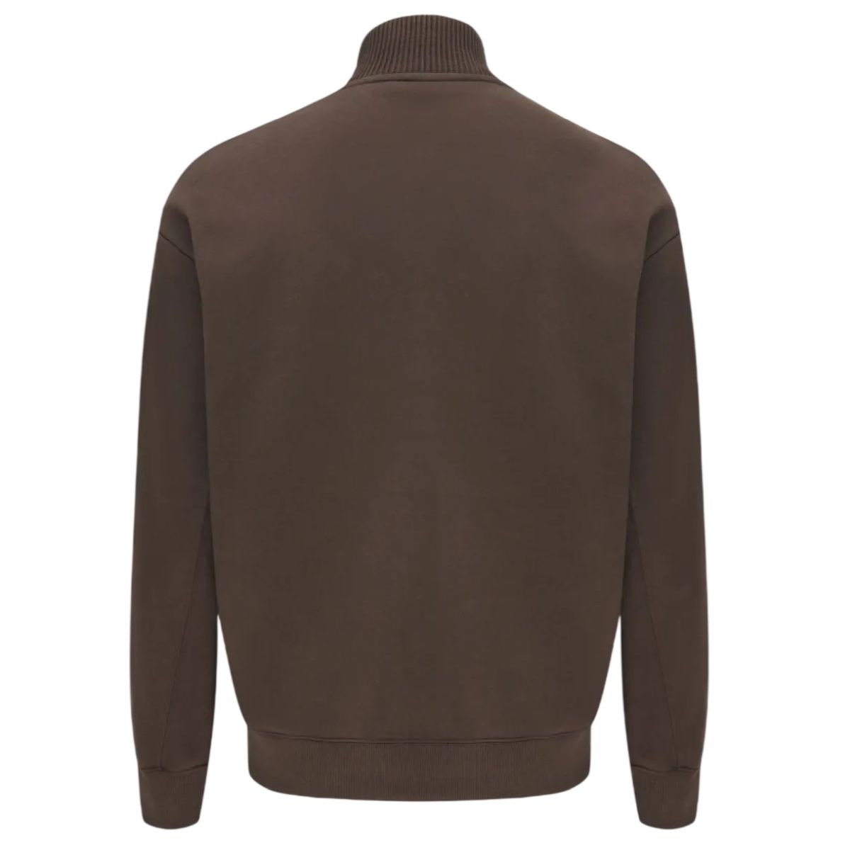 Genti Logo Turtle Half Zip Sweater Bruin