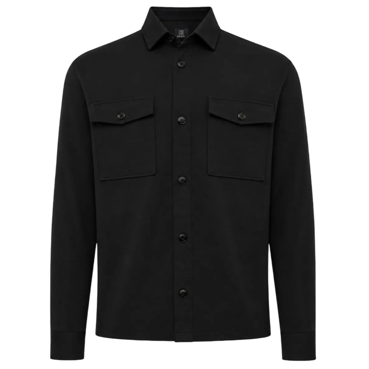 Genti Midtown Overshirt Zwart
