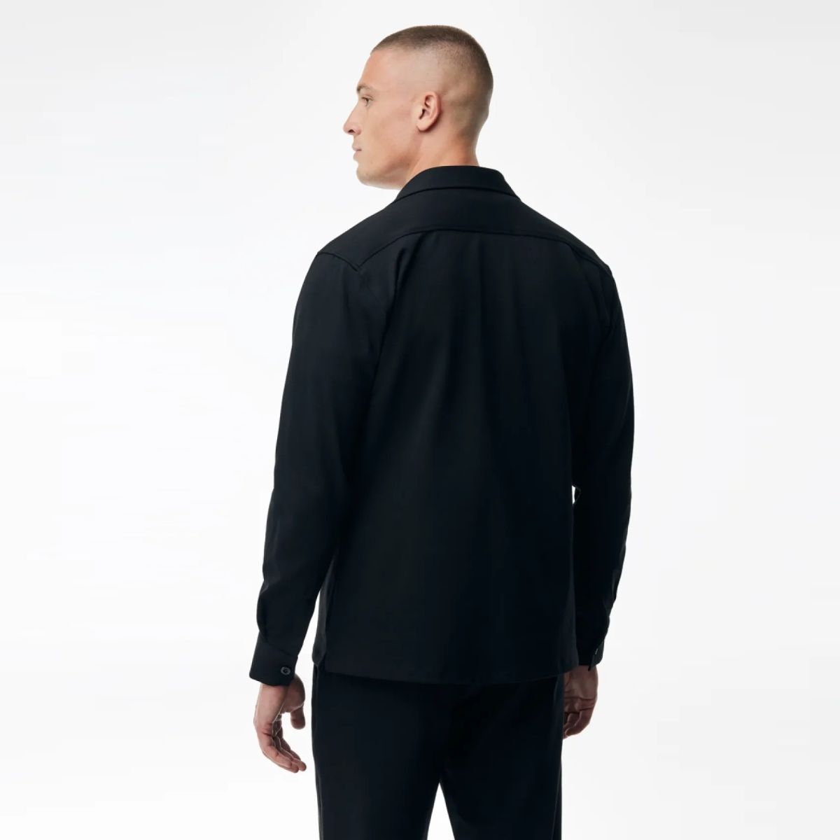 Genti Midtown Overshirt Zwart