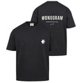 Genti Monogram Chrome T-shirt Zwart